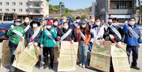 영동군 양산면, 송호관광지 일원 대청소 실시