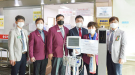 영동지역 로타리클럽, 의료장비 기증