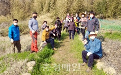 당진 면천면주민자치회, 대숲바람길 청소
