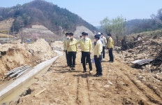 충북도, 지난해 호우·태풍 피해 복구 점검