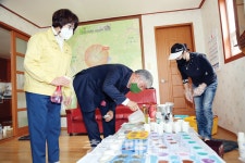 금산군 인삼고을봉사반, 남일면 마장3리 방문 봉사