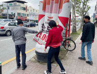 청주시 서원구 건축과, 불법광고물 정비