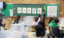 청주 주중초, 민주주의 선거교육 실시