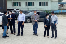 윤순진 청주시 서원구청장, 현도면 차량 통행 취약구간 현장점검