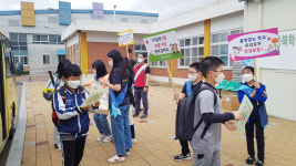 옥천 이원초, 흡연예방 캠페인 실시