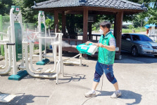 청주시 남일면 새마을지도자회, 코로나19 방역 활동 펼쳐
