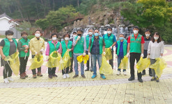 보은군 사회단체, 추석맞이 환경 정비 실시