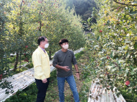 이상원 청주시 상당구청장, 과수 작황 점검 및 애로사항 청취