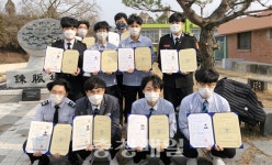 논산연무대기계공업고 학생 43명, 산업기사 합격