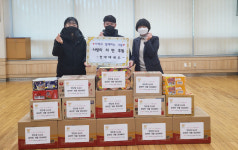 청주시 현대태권도, 사랑의 라면 후원