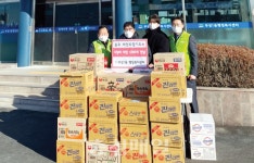 천안시 두정동 충효태권도합기도, 부성1동에 라면 전달