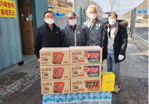 농협 옥천군지부, 가축방역 거점소독소 위문