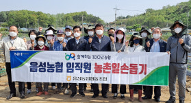 음성농협 임직원 농촌일손돕기 전개
