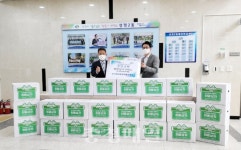 천안성결교회, 생필품 꾸러미 전달