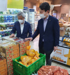 농협 충북검사국, 충주지역 하나로마트서 농축산물 점검