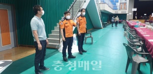 부여소방서, 전국동시지방선거 개표소 관서장 현장 지도 방문