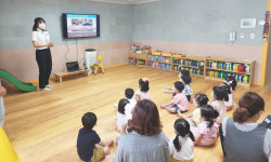 청주 상당署, 다온어린이집서 교통안전교육