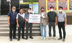 남천안 축산물백화점, 돈족탕 100그릇 후원