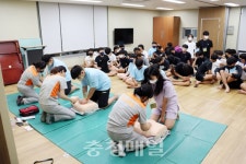 홍성읍 여성의소대, 청소년 대상 심폐소생술 교육