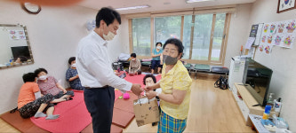 청주시 내덕2동 안덕벌협동조합, 옥수수 나눔