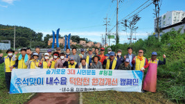 청주시 내수읍 이장협의회, 덕암천 일원 환경정비
