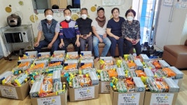 계룡시 두마면, 추석명절 생필품 꾸러미 전달