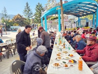 충주시 수안보면, 경로잔치 성황리 개최