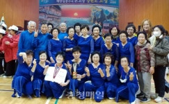 공주 유구읍 실버스포츠댄스팀, 전국 체조대회 은상 수상