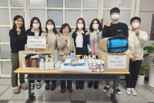 청주시 우암동도 구호물품 발송