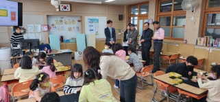 공주교육지원청, 돌봄서비스 연계 협력,학교 돌봄교실 및 지역 돌봄기관 방문