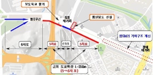 대전 유성IC 주변 상습 교통 정체 한밭대로 6차로 확장