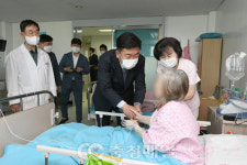 이범석 청주시장 청주병원 방문