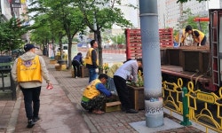 충북 서충주라이온스 클럽, 대소원면 서충주신도시 인도변 화단 조성