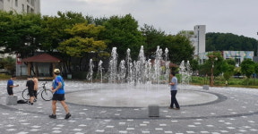 충남 계룡시, 주요도심 바닥분수 및 족욕체험장 재개
