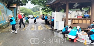국제로타리 3680지구 11지역, 금산 진산지역 수해복구에 구슬땀