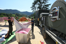 軍·경찰 대규모 인력 투입…수해복구 큰 힘