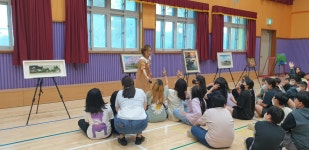 충남 당진 합도초교, 찾아가는 미술전시 및 진로교육 운영