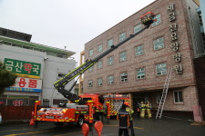 충남 금산소방서, 요양병원 화재 대응훈련 실시