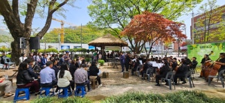 충북 도심 숲속 힐링 작은음악회 4월 공연 성료