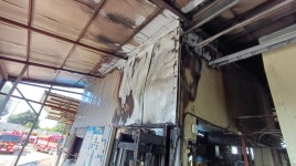 충남 논산 위험물처리시설서 폭발화재 발생…60대 중상