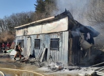 충북 충주시 앙성면 능암리 산불 발생