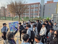 청주 상당경찰서, 청주동중학교 학생과 학교폭력 예방 캠페인 실시