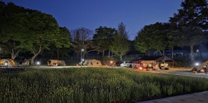 충남 공주시, 선돌느티나무캠핑마을 개장