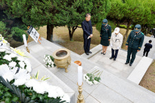 95세 예비역 소령 단양 충혼탑 참배