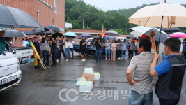 영동군민 신장수∼무주영동 송전선로 설치 반발