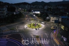 충북 영동군 국악엑스포 대비 가로등 정비