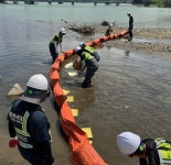농어촌공사 충주제천단양지사, 용당저수지서 수질오염 방제훈련 실시