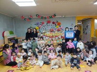 청주 다온어린이집, 용암1동에 라면 후원