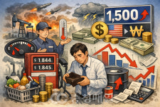 충북 기름값 찔끔 내리고 환율은 치솟고