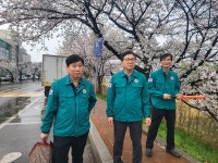 염창동 청주시 흥덕구청장, 무심천 벚꽃길 특별단속